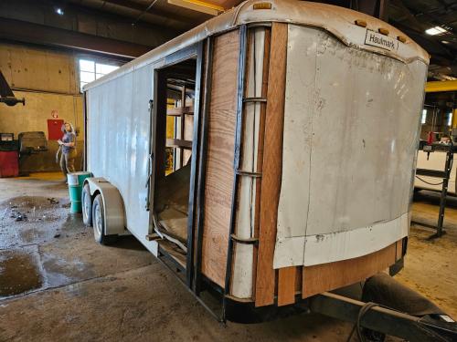 Comms Trailer Before